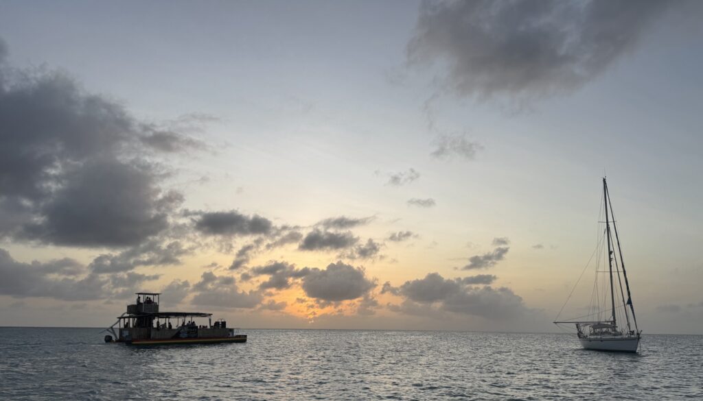 Mit diesen Blick haben wir den Podcast aufgenommen.